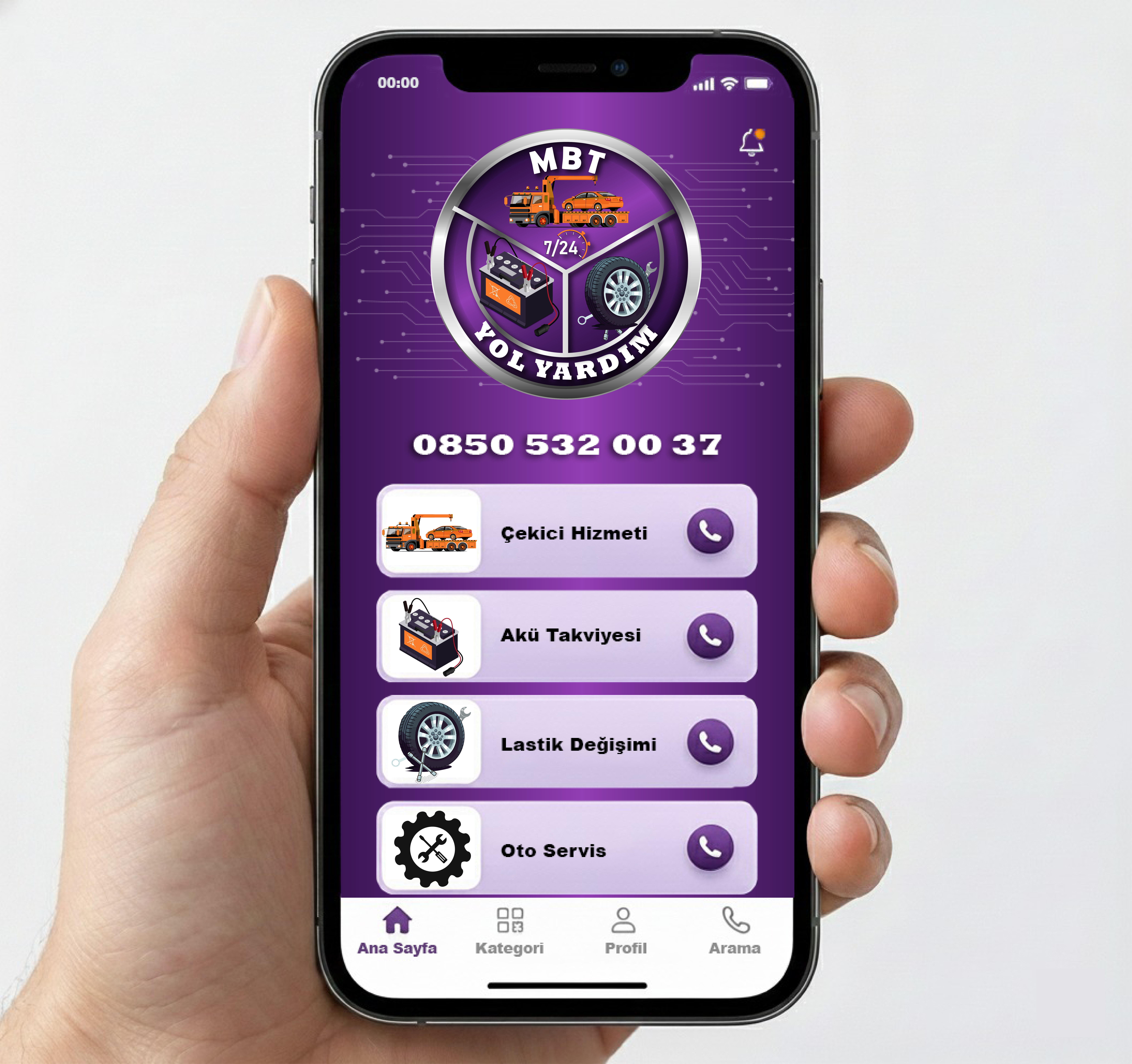 MBT Yol Yardım Mobil Uygulaması